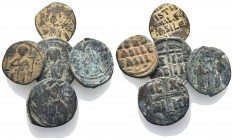 Byzantine Coins, Lot of 5x
Condition: Very Fine

Weight: 
Diameter: