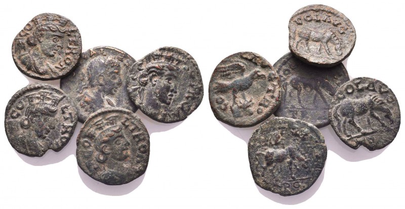 Roman Provincial Coins, 5x
Condition: Very Fine

Weight: 
Diameter: