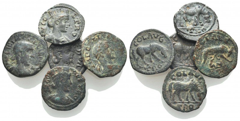 Roman Provincial Coins, 5x
Condition: Very Fine

Weight: 
Diameter: