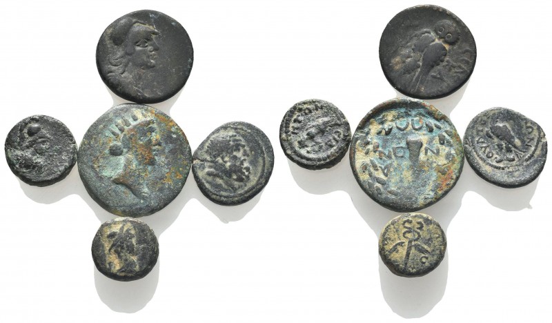 Roman Provincial Coins, 5x
Condition: Very Fine

Weight: 
Diameter: