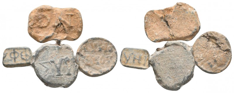 Lead Seals, 4x
Condition: Very Fine

Weight: 
Diameter: