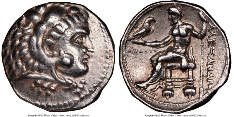 MACEDONIAN KINGDOM. Alexander III the Great (336-323 BC). AR tetradrachm (27mm, ...