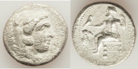 MACEDONIAN KINGDOM. Alexander III the Great (336-323 BC). AR tetradrachm (25mm, 16.14 gm, 11h). VF, porosity. Lifetime or early posthumous issue of Da...