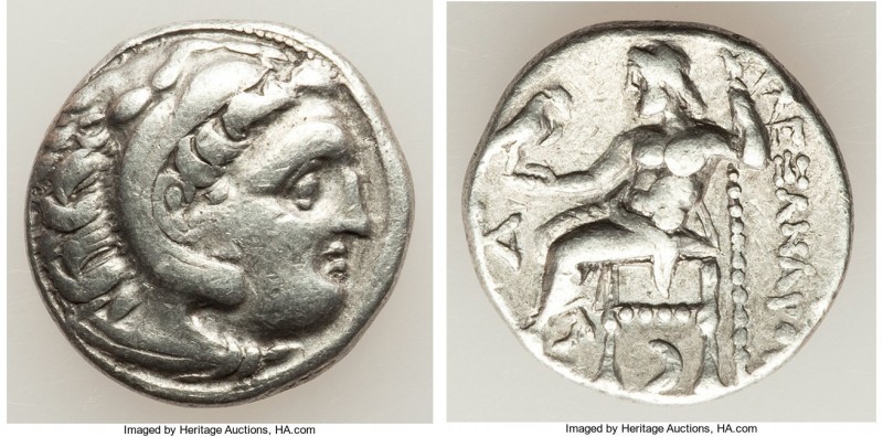 MACEDONIAN KINGDOM. Alexander III the Great (336-323 BC). AR drachm (18mm, 4.41 ...