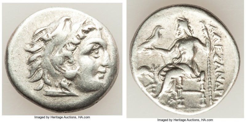 MACEDONIAN KINGDOM. Alexander III the Great (336-323 BC). AR drachm. (18mm, 4.20...