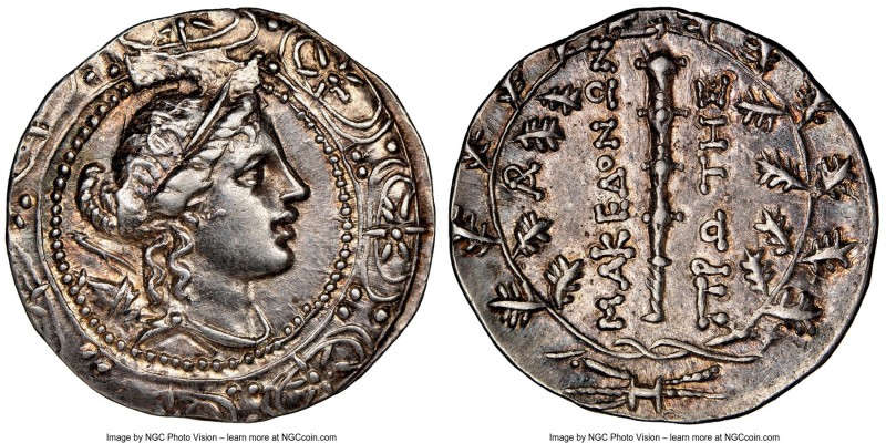 MACEDON UNDER ROME. First Meris. Ca. 167-148 BC. AR tetradrachm (33mm, 16.85 gm,...