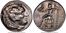 IONIA. Miletus. Ca. early 3rd century BC. AR tetradrachm (29mm, 12h). NGC XF. Posthumous issue in the name and types of Alexander III the Great of Mac...