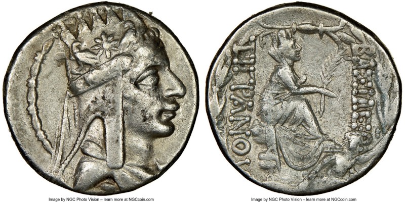 ARMENIAN KINGDOM. Tigranes II the Great (95-56 BC). AR tetradrachm (26mm, 15.54 ...