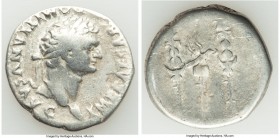 Domitian (AD 81-96). AR cistophorus (26mm, 10.20 gm, 6h), Fine. Rome, AD 82. IMP CAESAR-DOMITIANVS AVG, laureate head of Domitian right / Aquila betwe...
