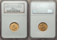 Edward VII gold 1/2 Sovereign 1908-S MS61 NGC, Sydney mint, KM14. AGW 0.1178 oz. Ex. Reserve Bank of Australia

HID09801242017

© 2020 Heritage Au...