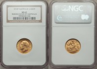 George V gold 1/2 Sovereign 1915-P MS63 NGC, Perth mint, KM28. AGW 0.1178 oz. Ex. Reserve Bank of Australia

HID09801242017

© 2020 Heritage Aucti...