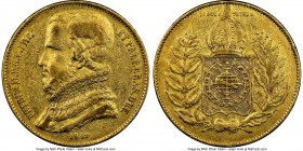 Pedro II gold 20000 Reis 1849 XF40 NGC, Rio de Janeiro mint, KM461. Mintage: 6,464. AGW 0.5286 oz. 

HID09801242017

© 2020 Heritage Auctions | Al...