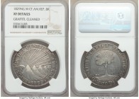 Central American Republic 8 Reales 1829 NG-M XF Details (Graffiti, Cleaned) NGC, Nueva Guatemala mint, KM4. Cleaned but nicely re-toned in ash gray. ...