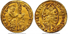 Venice. Domenico II Contarini gold Zecchino ND (1659-1675) MS64 NGC, Fr-1332. 22mm. 3.49gm. Included with CNG Electronic Auctions tag. 

HID09801242...