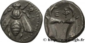 IONIA - EPHESUS
Type : Diobole 
Date : c. 390-330AC. 
Mint name / Town : Éphèse, Ionie 
Metal : silver 
Diameter : 10  mm
Orientation dies : 12  h.
We...