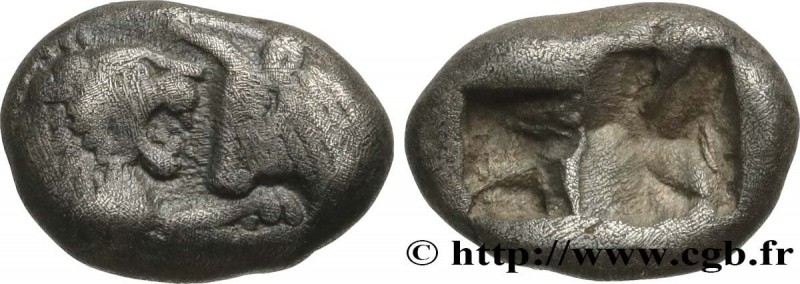LYDIA - LYDIAN KINGDOM - CROESUS
Type : Sixième de statère 
Date : c. 550 AC. 
M...