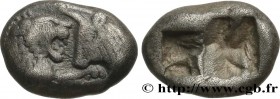 LYDIA - LYDIAN KINGDOM - CROESUS
Type : Sixième de statère 
Date : c. 550 AC. 
Mint name / Town : Sardes, Lydie 
Metal : silver 
Diameter : 8,5  mm
We...