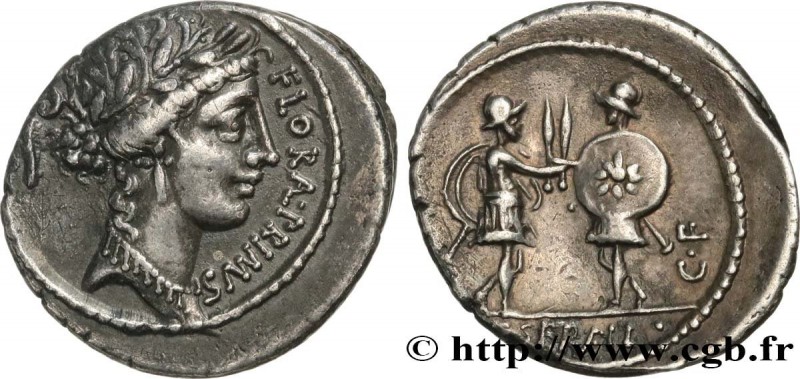 SERVILIA
Type : Denier 
Date : 57 AC. 
Mint name / Town : Rome 
Metal : silver 
...