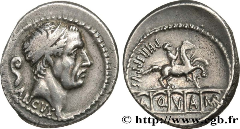 MARCIA
Type : Denier 
Date : 56 AC. 
Mint name / Town : Rome 
Metal : silver 
Mi...