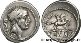 MARCIA
Type : Denier 
Date : 56 AC. 
Mint name / Town : Rome 
Metal : silver 
Millesimal fineness : 950  ‰
Diameter : 20  mm
Orientation dies : 12  h....