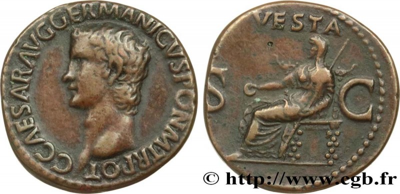 CALIGULA
Type : As 
Date : 37-38 
Mint name / Town : Rome 
Metal : copper 
Diame...