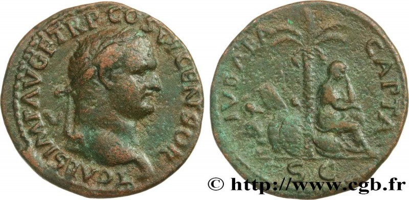 TITUS
Type : As 
Date : 77-78 
Mint name / Town : Lyon 
Metal : copper 
Diameter...