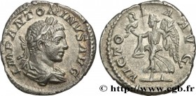 ELAGABALUS
Type : Denier 
Date : juillet - septembre 
Date : 219 
Mint name / Town : Rome 
Metal : silver 
Millesimal fineness : 500  ‰
Diameter : 18,...