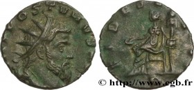 AUREOLUS
Type : Antoninien 
Date : 268 
Mint name / Town : Milan 
Metal : billon 
Millesimal fineness : 20  ‰
Diameter : 18  mm
Orientation dies : 12 ...