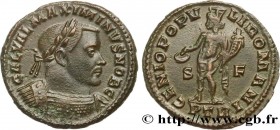 MAXIMINUS II DAIA
Type : Follis ou nummus 
Date : 305-306 
Mint name / Town : Trèves 
Metal : copper 
Diameter : 26  mm
Orientation dies : 6  h.
Weigh...
