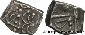 GALLIA - SOUTH WESTERN GAUL - CADURCI (Area of Cahors)
Type : Drachme “à la tête triangulaire”, S. 118 
Date : IIe-Ier siècle av. J.-C 
Metal : silver...