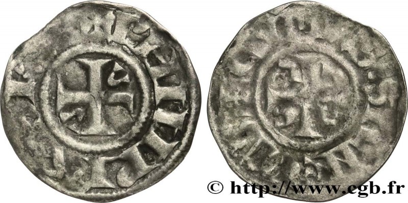 PHILIP I OF France
Type : Denier, 4e type 
Date : n.d. 
Mint name / Town : Senli...