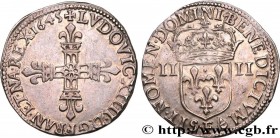LOUIS XIV "THE SUN KING"
Type : Quart d'écu, 1er type 
Date : 1645 
Mint name / Town : Angers 
Quantity minted : 43294 
Metal : silver 
Millesimal fin...