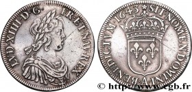 LOUIS XIV "THE SUN KING"
Type : Écu à la mèche courte 
Date : 1643 
Mint name / Town : Paris, Monnaie de Matignon 
Quantity minted : 336726 
Metal : s...