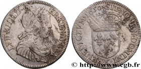 LOUIS XIV "THE SUN KING"
Type : Quart d'écu à la mèche longue 
Date : 1650 
Mint name / Town : Bordeaux 
Quantity minted : 38516 
Metal : silver 
Mill...
