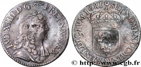 LOUIS XIV "THE SUN KING"
Type : Douzième d'écu à la cravate 
Date : 1681 
Mint name / Town : Paris 
Quantity minted : 48481 
Metal : silver 
Millesima...