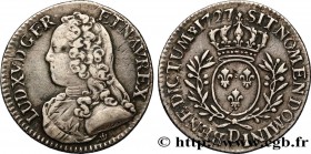LOUIS XV THE BELOVED
Type : Cinquième d'écu dit "aux branches d'olivier" 
Date : 1727 
Mint name / Town : Lyon 
Quantity minted : 403100 
Metal : silv...
