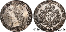 LOUIS XV THE BELOVED
Type : Écu dit "au bandeau" 
Date : 1768 
Mint name / Town : Bayonne 
Metal : silver 
Millesimal fineness : 917  ‰
Diameter : 40,...