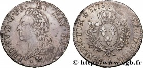 LOUIS XV THE BELOVED
Type : Écu dit "à la vieille tête" 
Date : 1773 
Mint name / Town : Bayonne 
Quantity minted : 1308667 
Metal : silver 
Millesima...