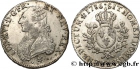 LOUIS XVI
Type : Écu dit “aux branches d'olivier” 
Date : 1786 
Mint name / Town : Bayonne 
Quantity minted : 2313777 
Metal : silver 
Millesimal fine...