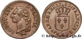 LOUIS XVI
Type : Sol dit "à l'écu" 
Date : 1782 
Mint name / Town : Orléans 
Quantity minted : 180573 
Metal : copper 
Diameter : 30,5  mm
Orientation...