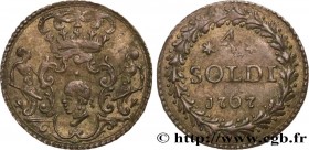 CORSICA - PASCAL PAOLI
Type : 4 soldi 
Date : 1767 
Mint name / Town : Murato 
Metal : billon 
Diameter : 20  mm
Orientation dies : 12  h.
Weight : 1,...
