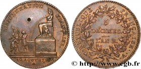 THE CONVENTION
Type : 5 décimes, Régénération française 
Date : An 2 (1793-1794) 
Mint name / Town : Paris 
Quantity minted : 154278 
Metal : bronze 
...