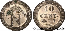 PREMIER EMPIRE / FIRST FRENCH EMPIRE
Type : 10 cent. à l'N couronnée 
Date : 1808 
Mint name / Town : Limoges 
Quantity minted : 1062123 
Metal : bill...