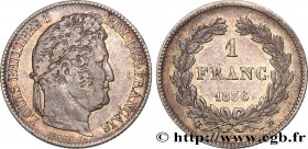 LOUIS-PHILIPPE I
Type : 1 franc Louis-Philippe, couronne de chêne 
Date : 1836 
Mint name / Town : Strasbourg 
Quantity minted : 48532 
Metal : silver...