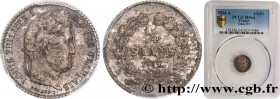 LOUIS-PHILIPPE I
Type : 1/4 franc Louis-Philippe 
Date : 1834 
Mint name / Town : Paris 
Quantity minted : 770220 
Metal : silver 
Millesimal fineness...