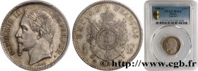 SECOND EMPIRE
Type : 1 franc Napoléon III, tête laurée 
Date : 1866 
Mint name / Town : Paris 
Quantity minted : 14638380 
Metal : silver 
Millesimal ...