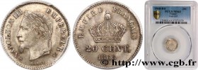 SECOND EMPIRE
Type : 20 centimes Napoléon III, tête laurée, grand module 
Date : 1868 
Mint name / Town : Strasbourg 
Quantity minted : 200000 
Metal ...