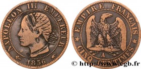 SATIRICAL COINS - 1870 WAR AND BATTLE OF SEDAN
Type : Cinq centimes Napoléon III, tête nue, satirique 
Date : 1856 
Mint name / Town : Paris 
Quantity...