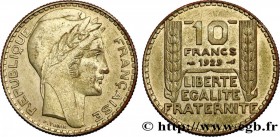 III REPUBLIC
Type : Concours de 10 francs, essai de Turin en bronze-aluminium argenté 
Date : 1929 
Mint name / Town : Paris 
Quantity minted : --- 
M...