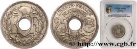 III REPUBLIC
Type : 25 centimes Lindauer, Cmes souligné 
Date : 1916 
Mint name / Town : Paris 
Quantity minted : 99608 
Metal : nickel 
Diameter : 24...